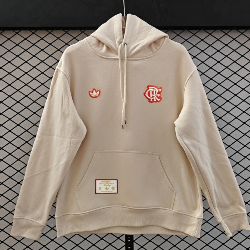 25/26 Flamengo Retro Embroidered Logo Hoodie 9 Colors