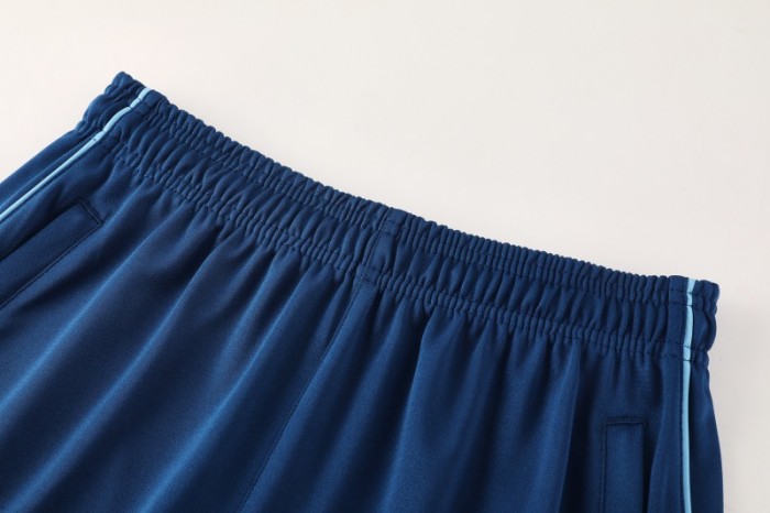 25/26  Adidas Navy Blue Full zipper Jacket Tracksuit+ long pants