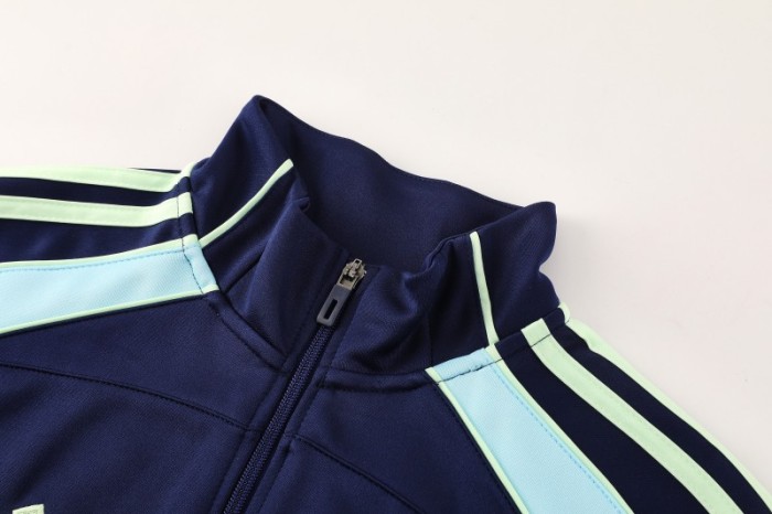 25/26 Ajax Amsterdam Navy Blue Full zipper Jacket Tracksuit+ long pants