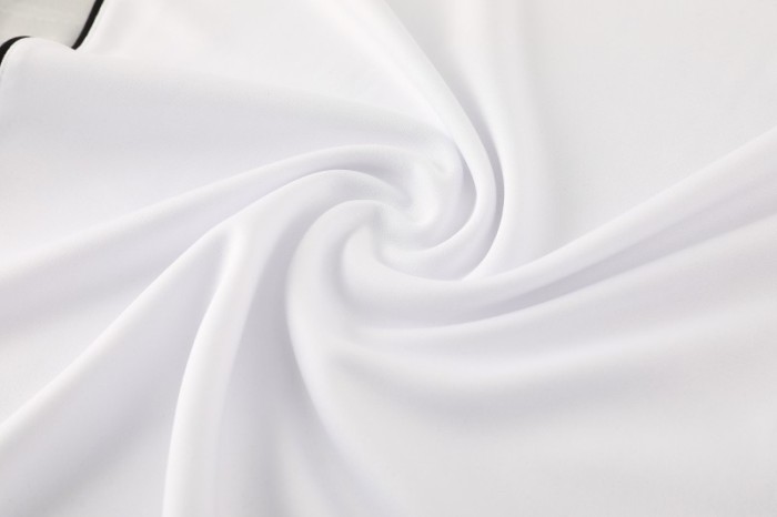 25/26  Adidas White Full zipper Jacket Tracksuit+ long pants