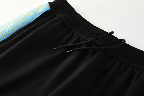 25/26 Olympique Marseille Black Full zipper Jacket Tracksuit+ long pants