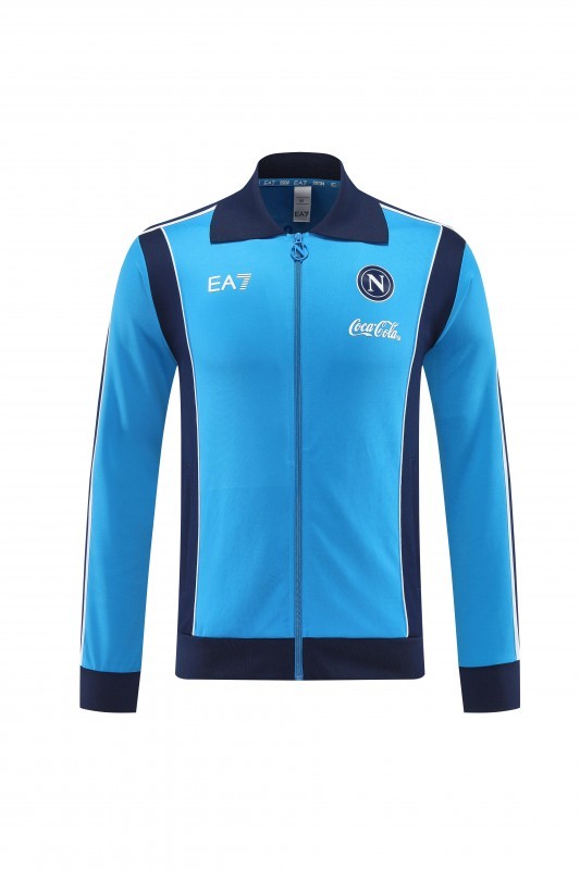 25/26 SSC Napoli Sky Blue Full zipper Jacket Tracksuit+ long pants