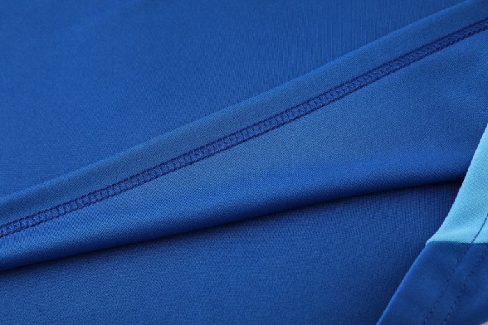 25/26  Adidas Royal Blue/Sky Blue Full zipper Jacket Tracksuit+ long pants