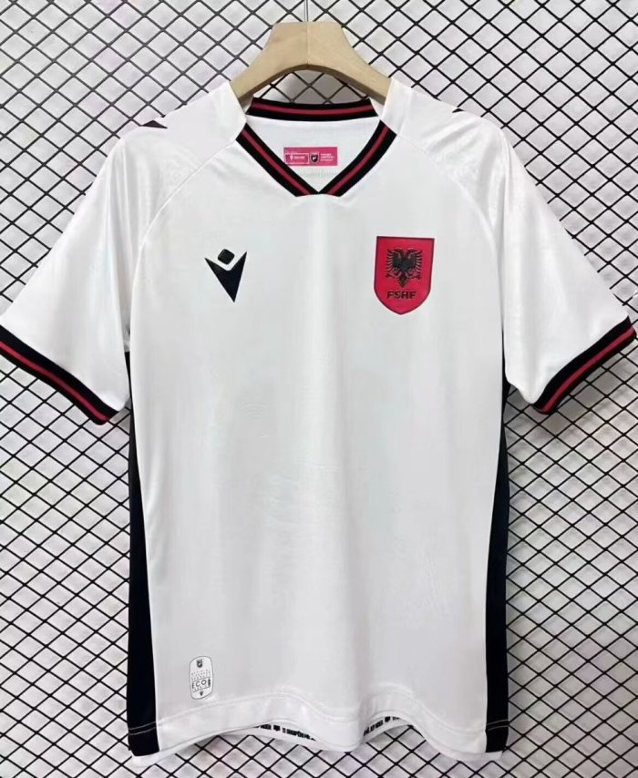 2025 Albania Away White Jersey