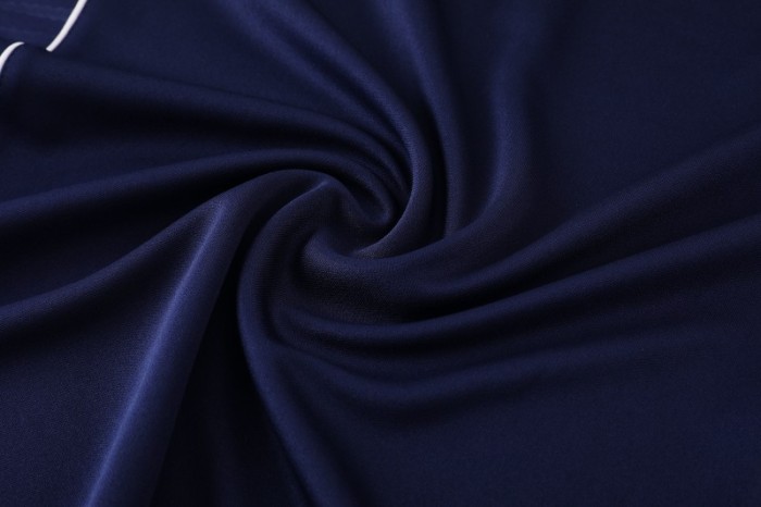 25/26  Adidas Navy Blue Full zipper Jacket Tracksuit+ long pants