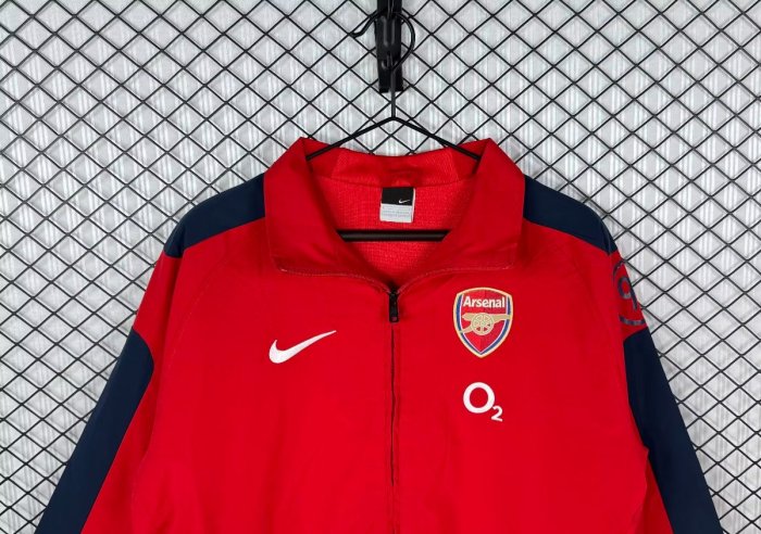 Retro 04/05 Arsenal Home Red Windbreaker