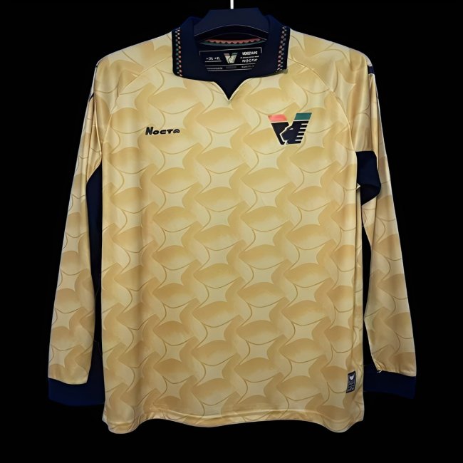 25/26 Venezia Golden Goalkeeper Long Sleeve Jersey