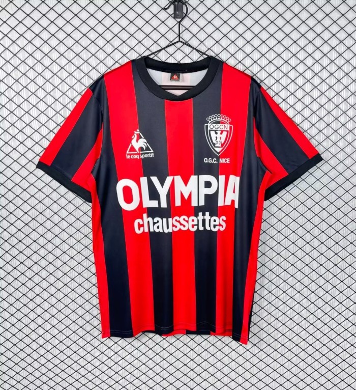 Retro 77/78 OGC Nice Michael Jackson Home Jersey