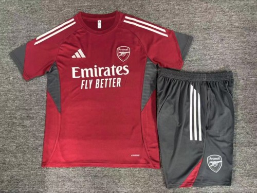 25/26 Kids Arsenal Red Short Sleeve Jersey+Shorts