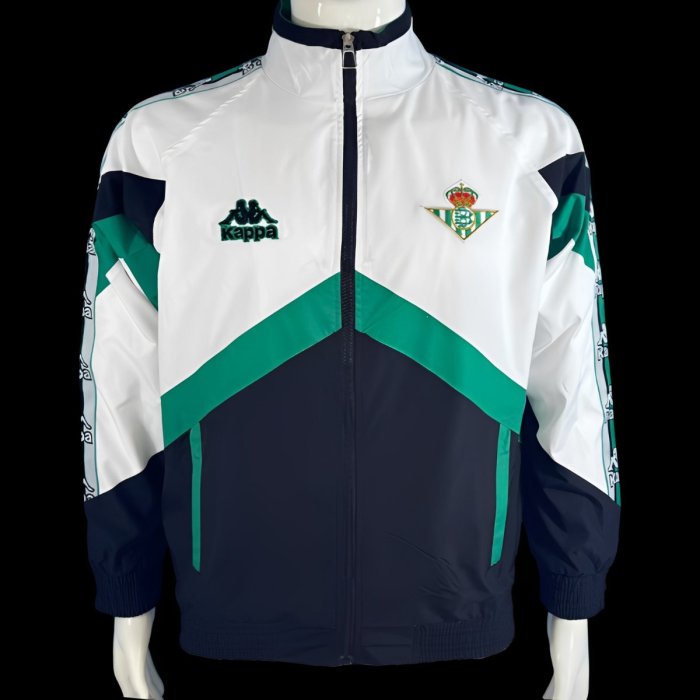 96/97 Real Betis White/Black Windbreaker