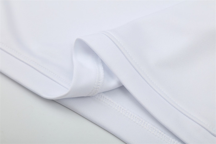 Retro 03/04 Real Madrid White Half Zipper Jacket