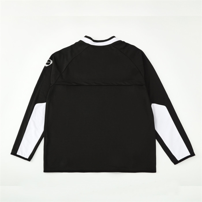 Retro 02/03 Manchester United Black Half Zipper Jacket