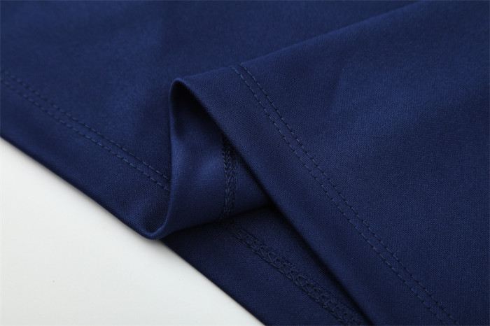 Retro 09/10 Real Madrid Royal Blue Half Zipper Jacket