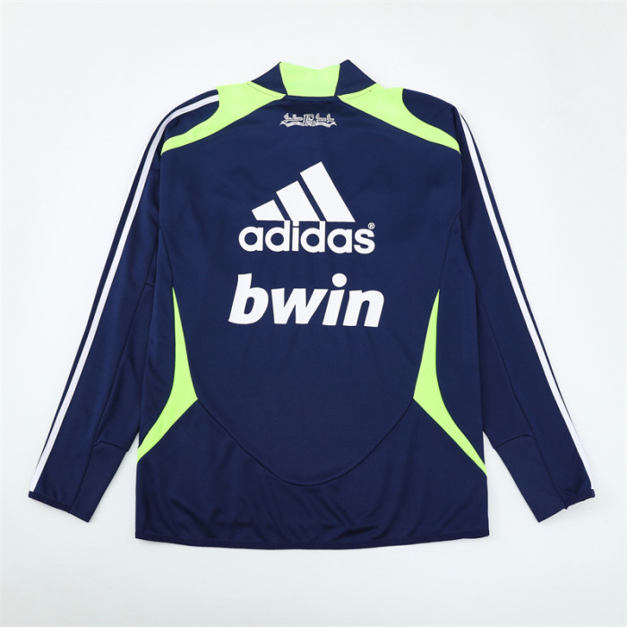 Retro 12/13 Real Madrid Royal Blue Half Zipper Jacket