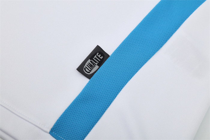 Retro 03/04 Real Madrid White Half Zipper Jacket