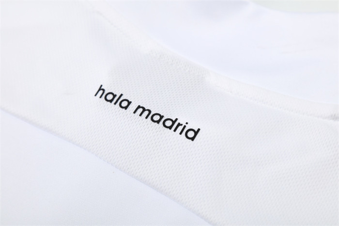 Retro 15/16 Real Madrid White Half Zipper Jacket