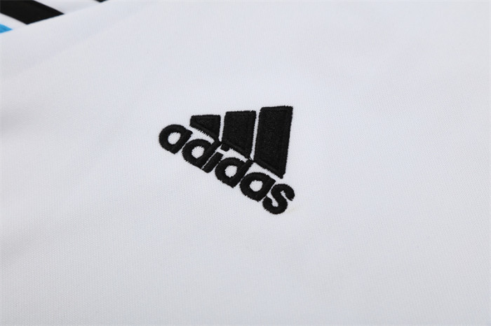 Retro 03/04 Real Madrid White Half Zipper Jacket