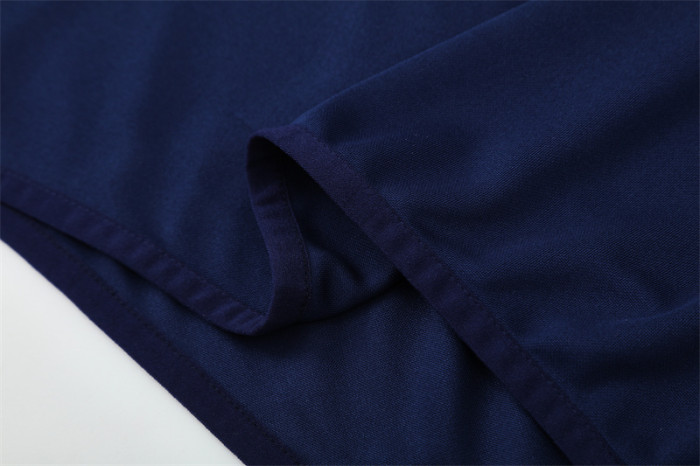 Retro 12/13 Real Madrid Royal Blue Half Zipper Jacket