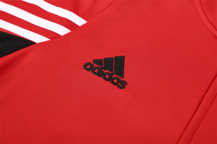 Retro 03/04 AC Milan Red Half Zipper Jacket