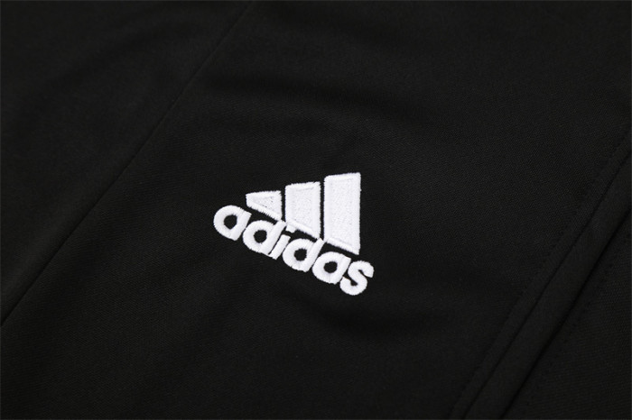 Retro 04/05 Real Madrid Black Half Zipper Jacket