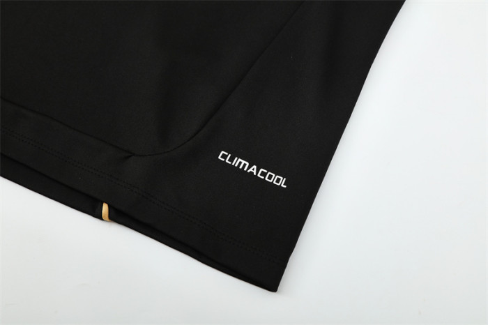 Retro 11/12 Real Madrid Black Half Zipper Jacket