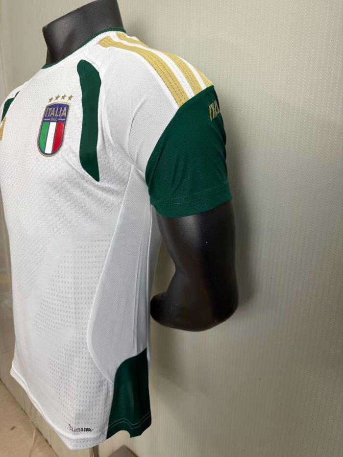 Player Version 2026 Italy White Training Pre-Match Jersey