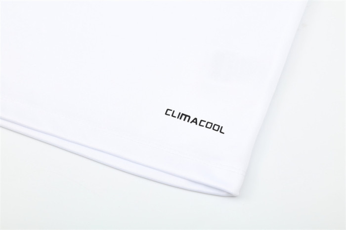 Retro 09/10 Real Madrid White Half Zipper Jacket