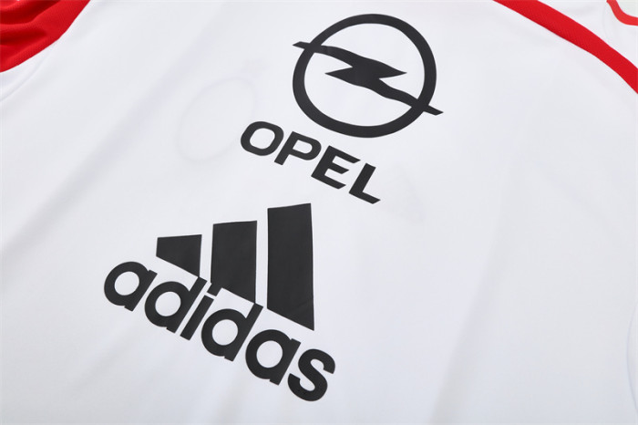 Retro 04/05 AC Milan White Half Zipper Jacket