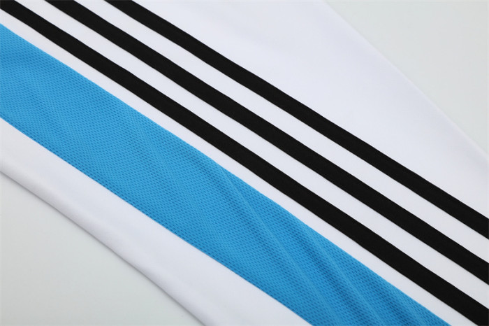 Retro 03/04 Real Madrid White Half Zipper Jacket