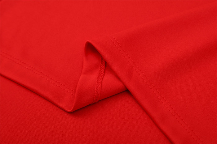 Retro 04/05 AC Milan Red Half Zipper Jacket