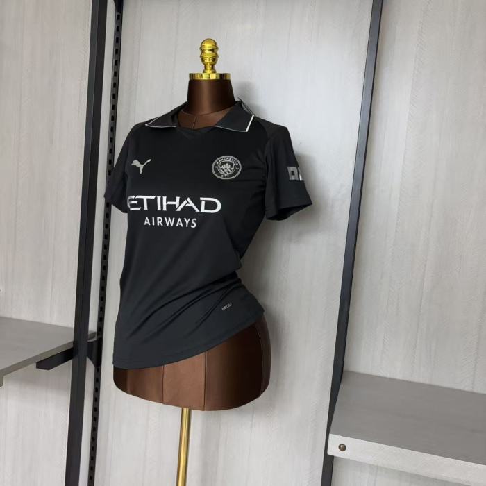 25/26 Women Manchester City Black Jersey
