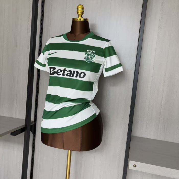 25/26 Women Sporting Lisbon Home Jersey