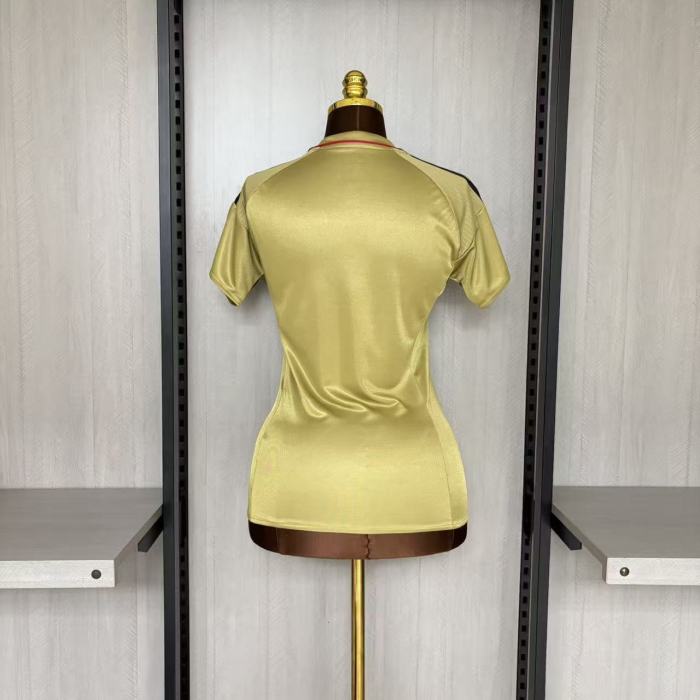 2016 Women Retro Recife Sports Gold Jersey