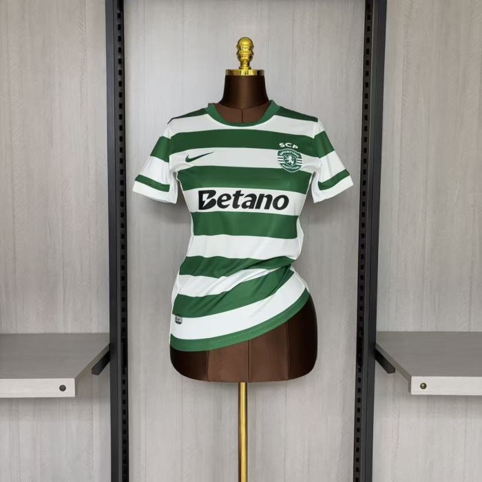 25/26 Women Sporting Lisbon Home Jersey