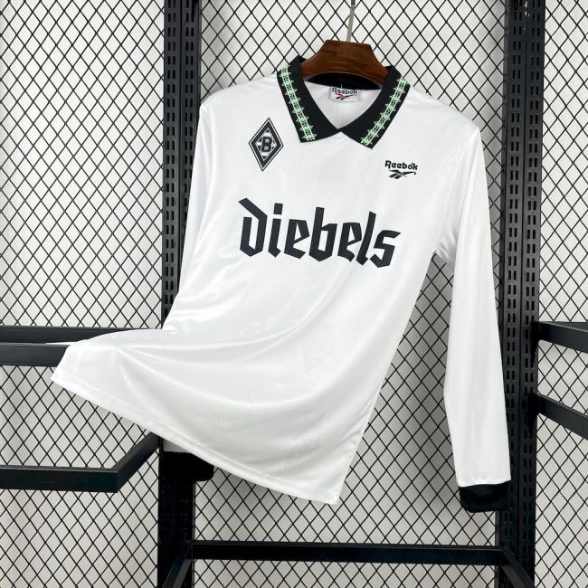 1995/96 Retro Borussia Mönchengladbach Home Long Sleeve Jersey