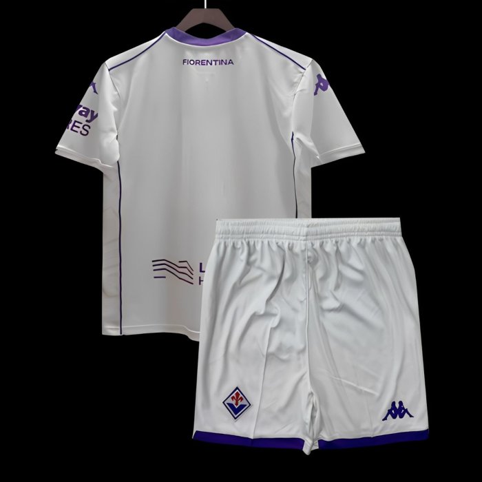 25/26 Kids Fiorentina Away White Jersey