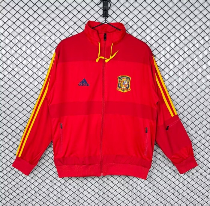Retro 2010 Spain Home Full Zipper Jacket