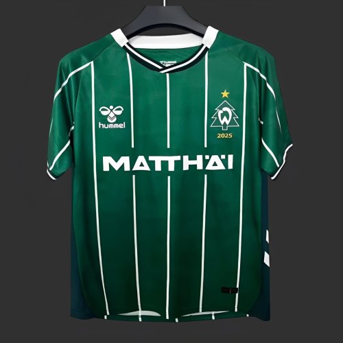 25/26 Werder Bremen Christmas Green Jersey
