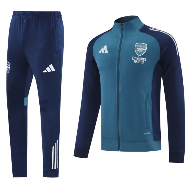 25/26 Arsenal Navy Blue Full zipper Jacket Tracksuit+ long pants
