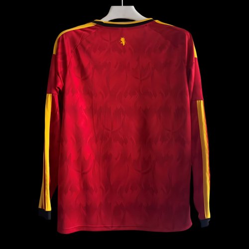 2026 Belgium Home Long Sleeve Jersey