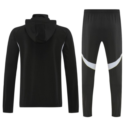 25/26 Real Madrid Blue Full zipper Jacket Tracksuit+ long pants