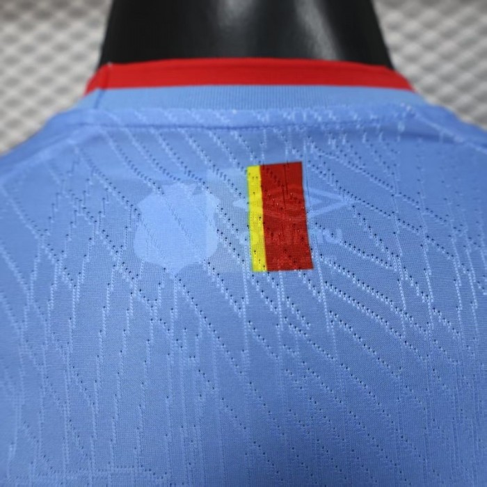 Player Version 2026 DR Congo Home Sky Blue Flame Jersey