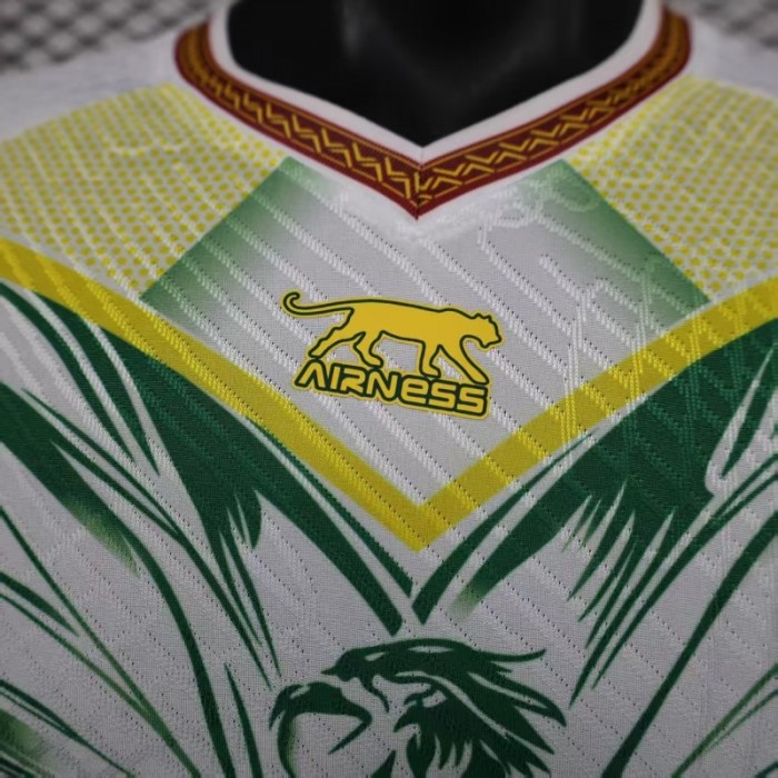 Player Version 2026 Mali Away White with Eagle Pattern Jersey