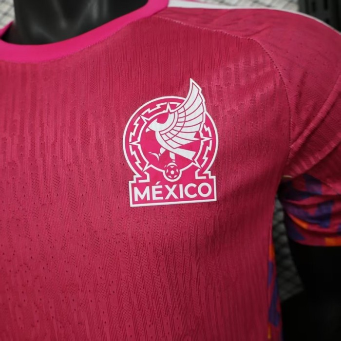 Player Version 2026 Mexico  Pink Training Jersey