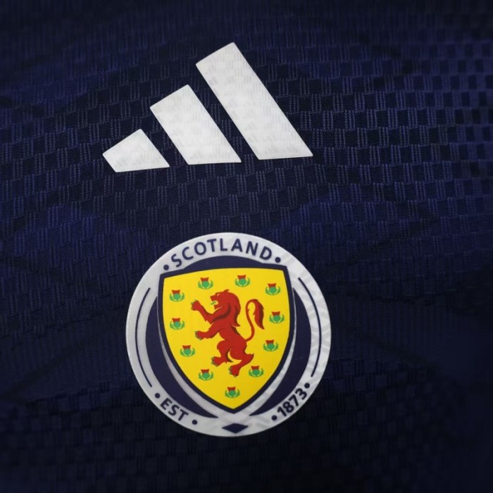 2026 Player Version  Scotland Home Navy Blue  Jersey