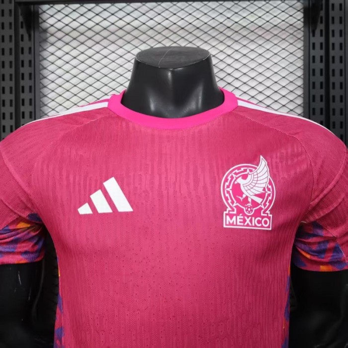 Player Version 2026 Mexico  Pink Training Jersey
