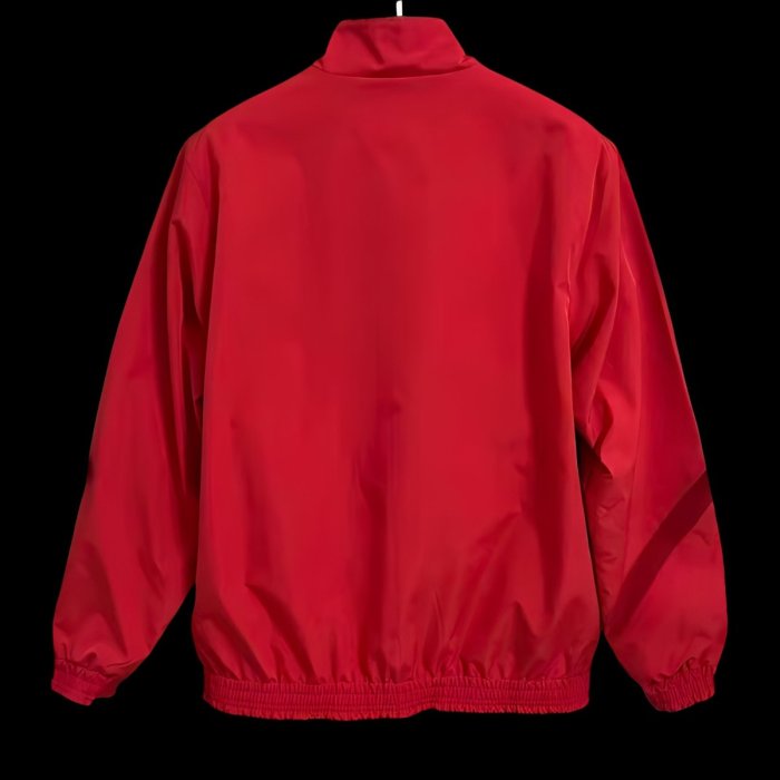 2026 Spain Home Red Full Zipper Windbreaker