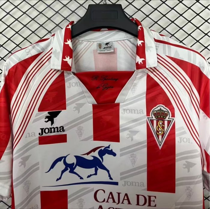 Retro 95/96 Sporting Gijon Home Jersey