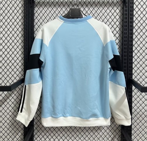 25/26 Manchester City White/Sky Blue Hoodie