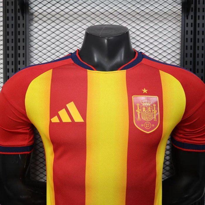 Player Version 2026 Spain Red/Yellow Pre-Match Jersey